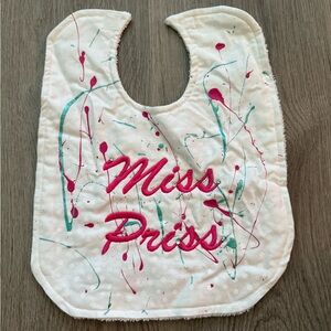 Miss Priss Splatter Art Bib